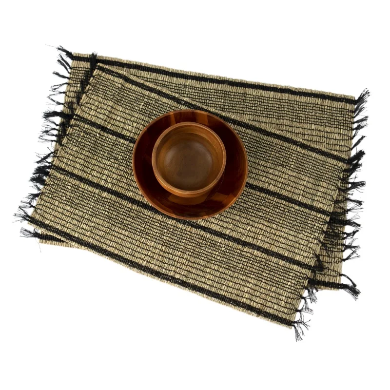  Плетеная подстилка ручной работы из морских водорослей термостойкая Горячая Изоляция Нескользящие Коврики для обеденного стола 2021