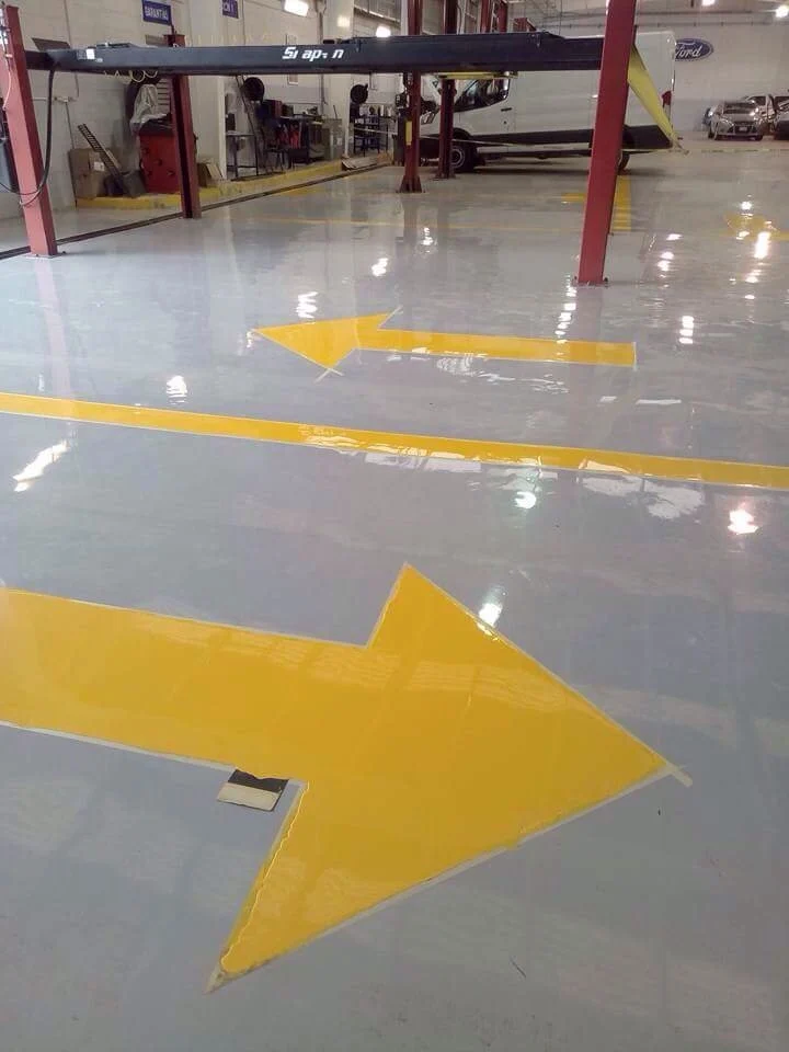 Yellow Epoxy Paint Floor Anti Sagging Top Coat High Gloss Pigment Liquid For Concrete Cement Mortal KCC ET5660 ET5660 3000