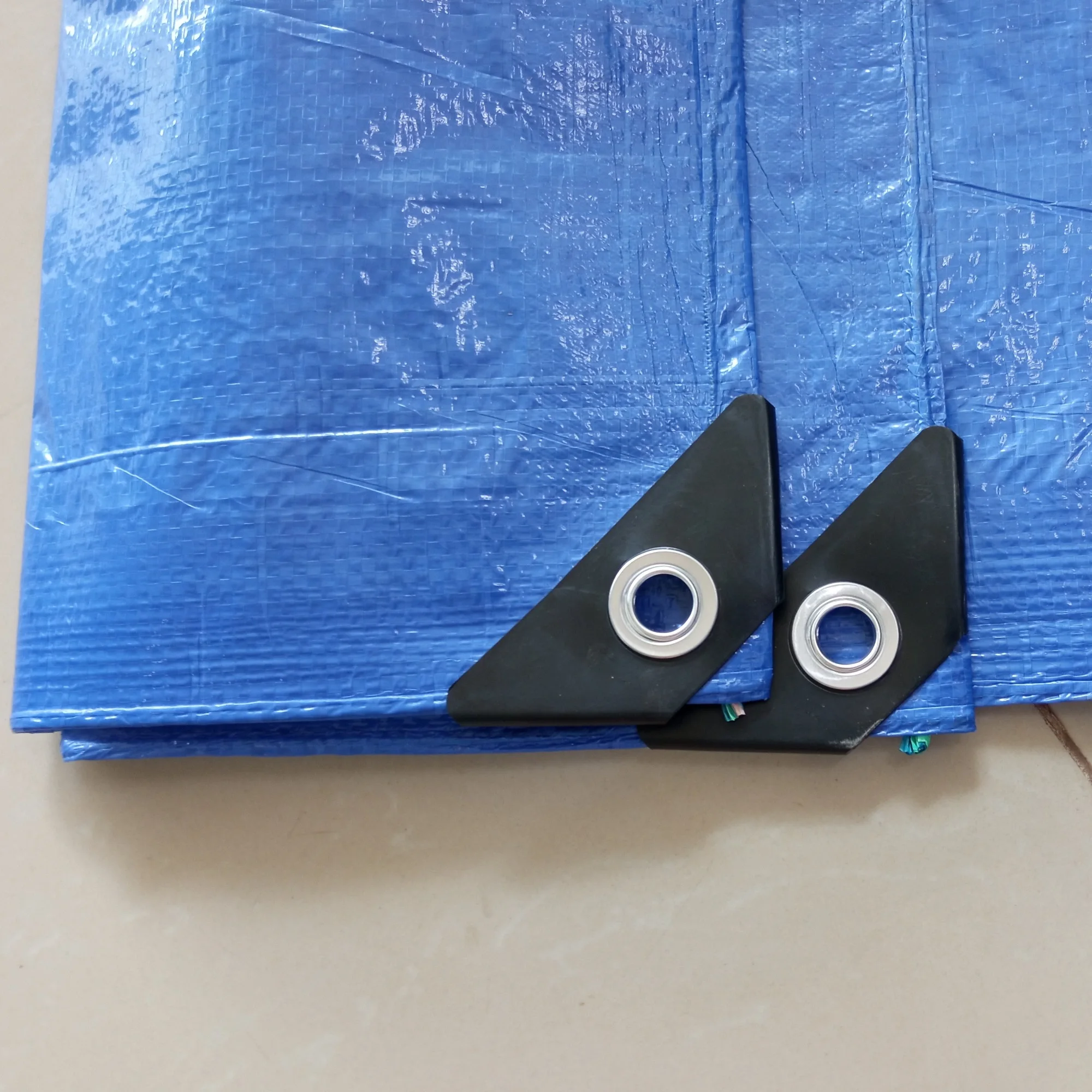 Blue Canvas Fabric customized color & size Vietnam PE Tarpaulin