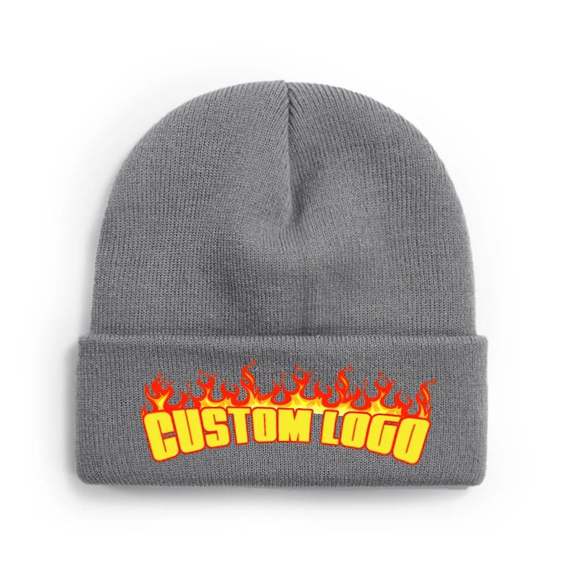 GYMNASTIC WEAR  custom logo with flame style   beanies