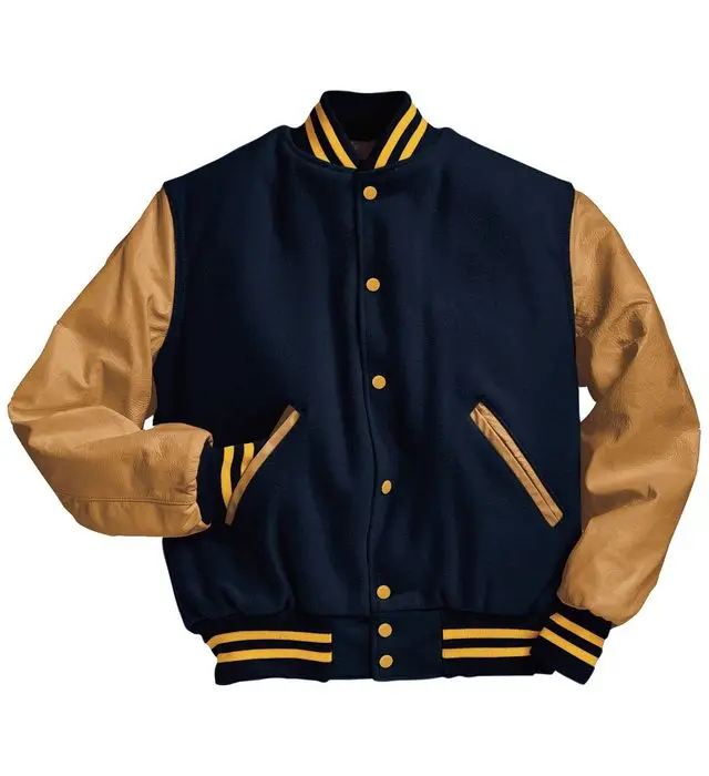 OEM Special Embroidery Custom Varsity Bomber Jacket Baseball Jacket For Men plus size Versity Jacket