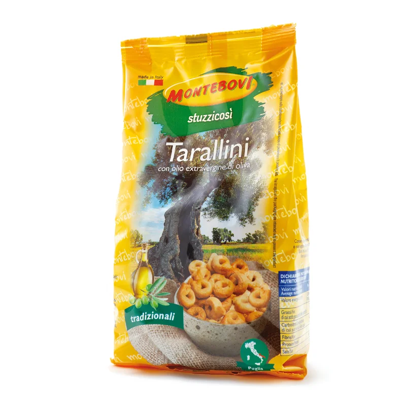 
 Итальянские Taralli, Crostini, Grissini, Bradsticks, Salatini, блинкок  