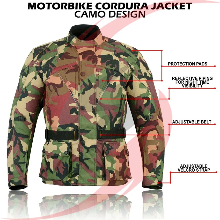 Индивидуальная мотоциклетная гоночная куртка текстильная Cordura