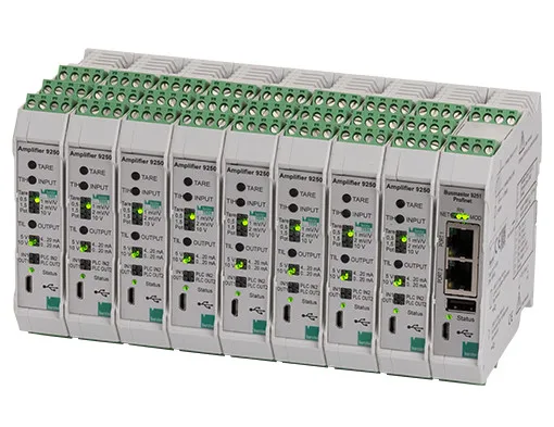 Measuring amplifier,speed, accuracy, integration and cost effectiveness, TEDS, Ultra-fast pushbutton configuration