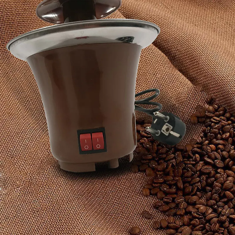 Custom Operated Large Industrial Commercial Double Battery Chocolate Fountain Machine