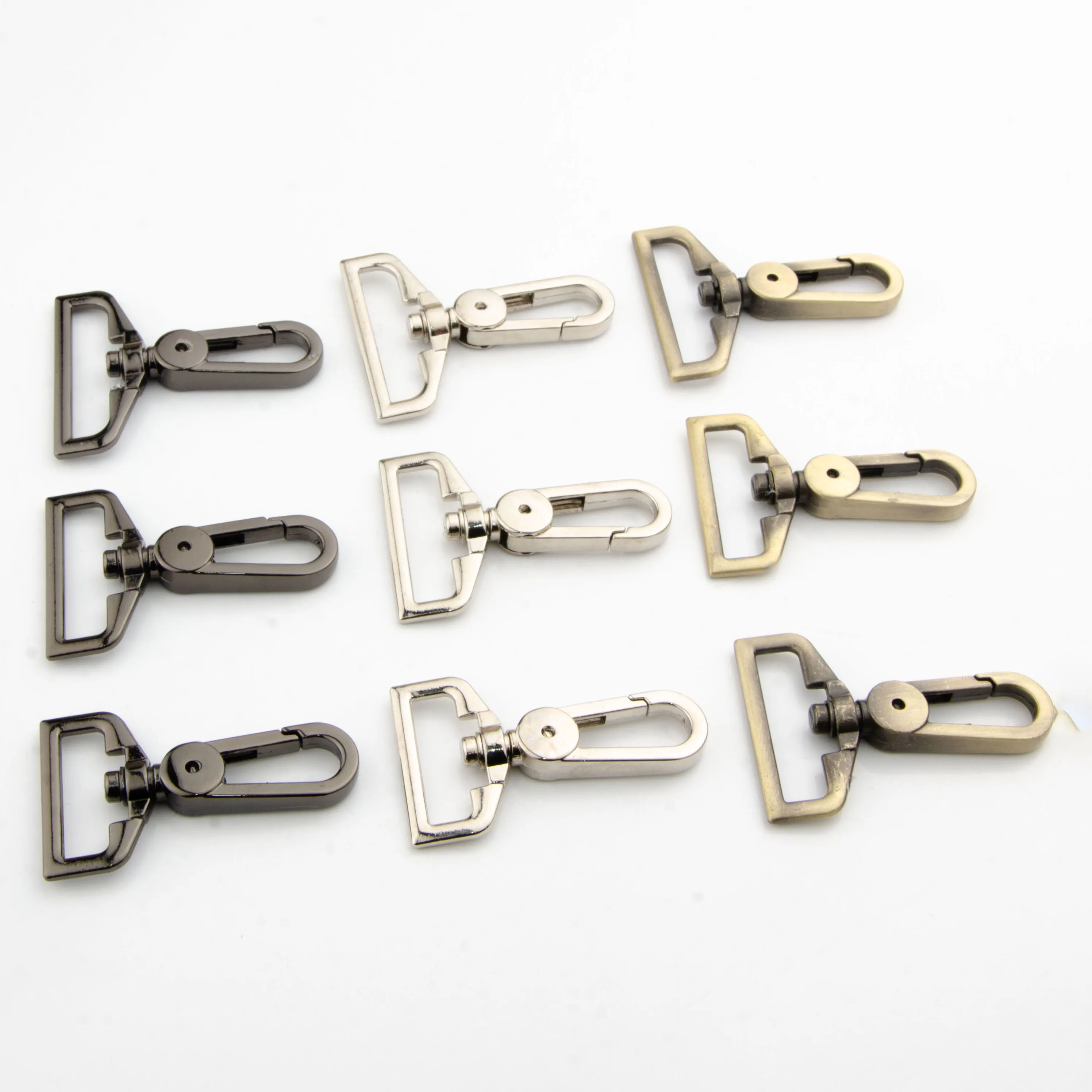 Zinc Alloy Fastener Snap Hook Clasp Dog Collar Buckle Customized Style Lobster Trigger Clips Hook For Bag