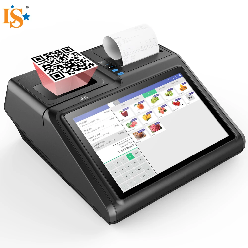 CRS-C71T hot selling price computing scale Capacitive screen touch cash register with printer