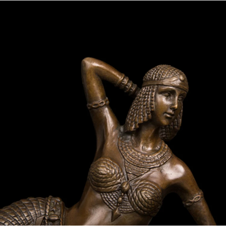 Hot selling Modern art woman Decoration Metal European bronze statue life size sculpture