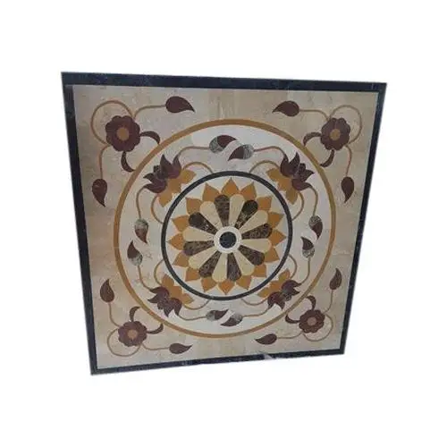 Handcrafted Traditional White Marble Inlay Decorative Stone Natural Inlay plate Dinner Set good quality plates wholesale price