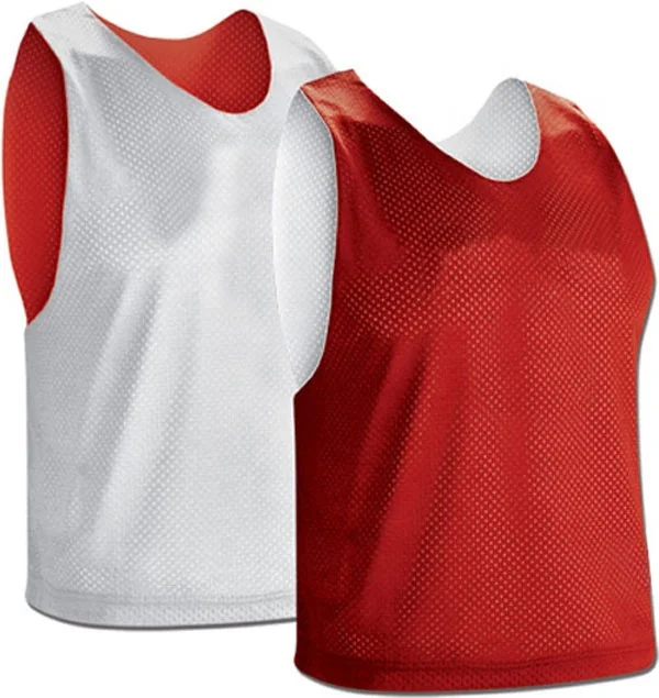 Mesh sports pinnies sublimated reversible lacrosse pinnies