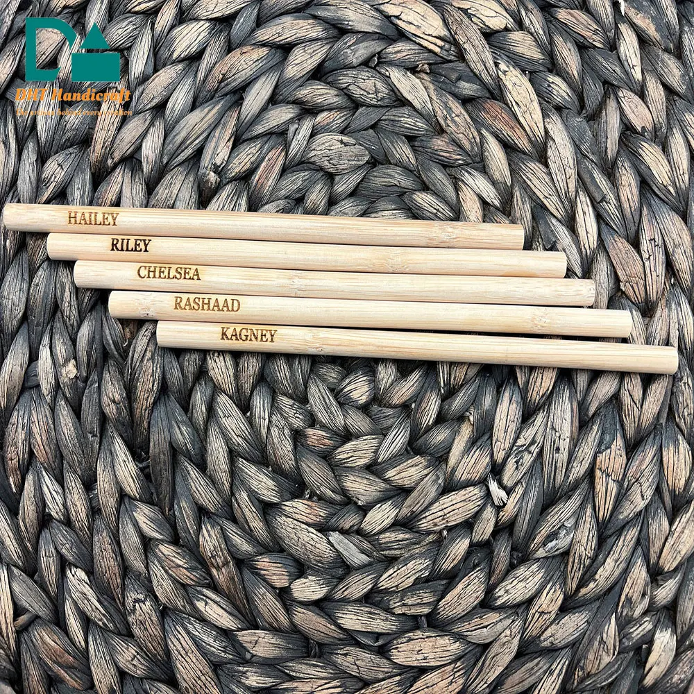 Environmental Friendly Bamboo Product Natural Bamboo Material Drinking Bamboo Straw Manufactured In Vietnam