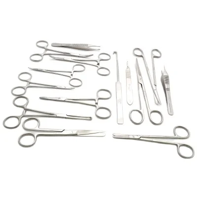 High Quality beautiful 14 Pcs Dog Spay set Cat Bitch Neuter Kit Canine /Feline Neuter Pack, Pet Spay Set Veterinary Small Animal