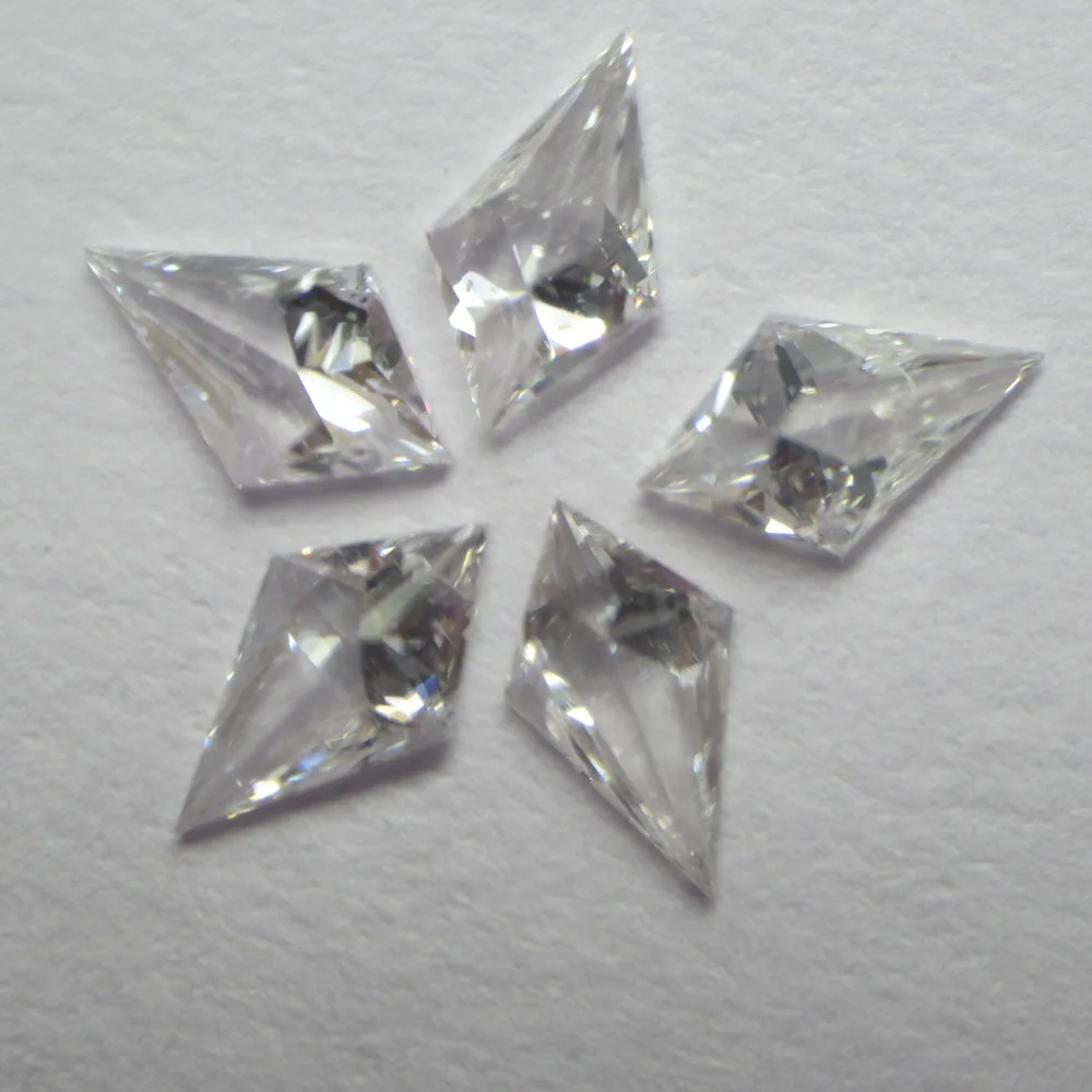 Star Shape Pie Cut Natural Loose Diamonds,100% Natural Pie Cut Diamonds