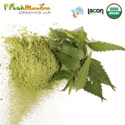100% pure neem leaf extract powder wholesale price free sample EU certified for blood sugar control/cosmetic use/as antioxidant