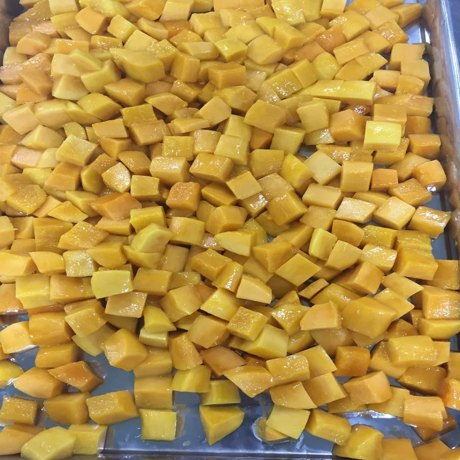 Питательные мелкие кусочки замороженные фрукты естественный сладкий IQF манго игральные кости Упакованные оптом с вьетнамским экспортным