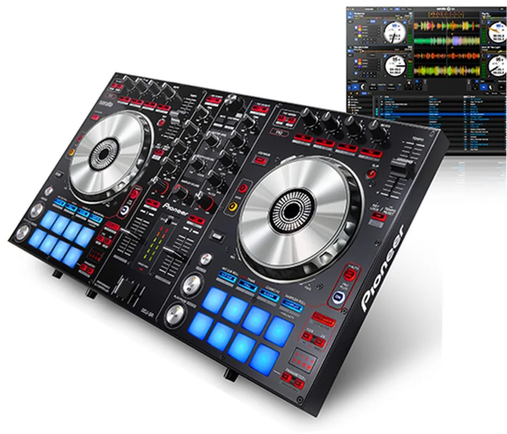 Top Selling Pioneer DJ DDJ-SR Pro DJ Controller Bundle w/ Flight Case