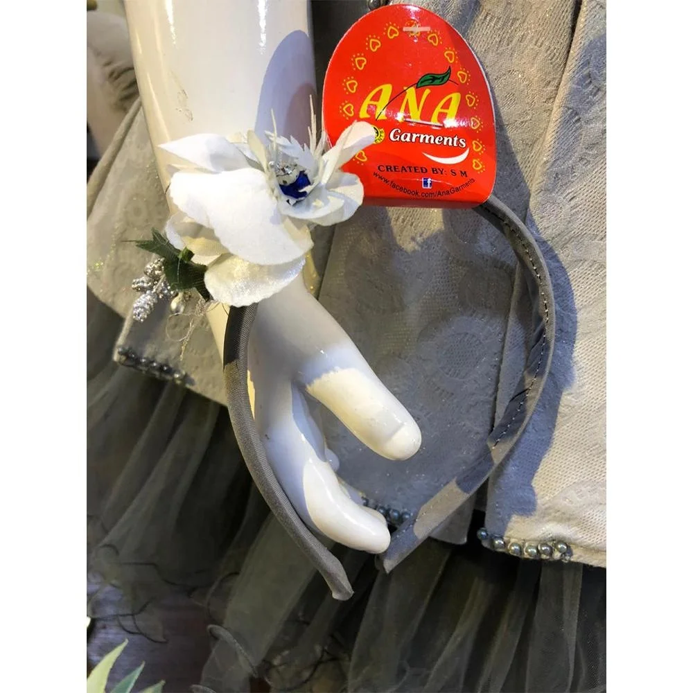 decoration pleated wedding frock 4 to 7  year girl birthday gown party dress