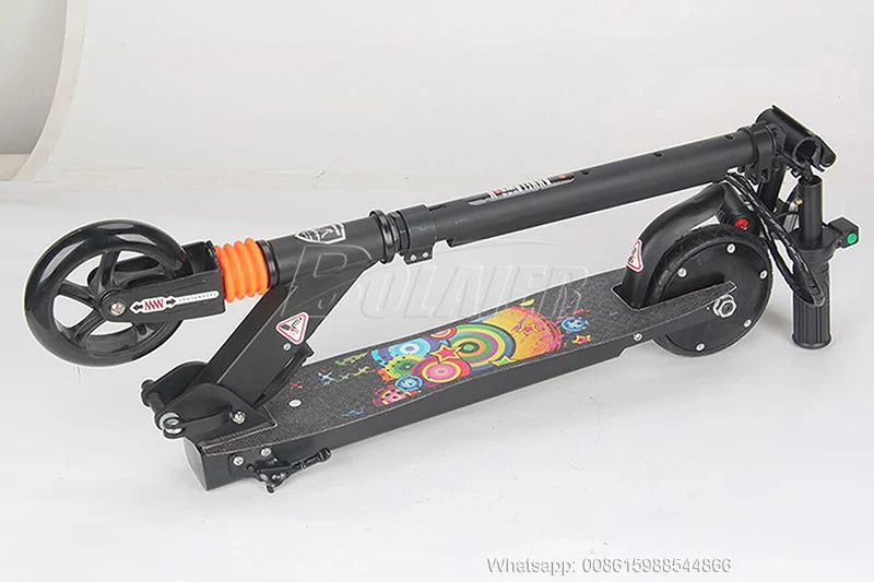 180w 2 Wheel Kids Electric Scooter Boys Motorized Scooter For Kids 10+  Battery