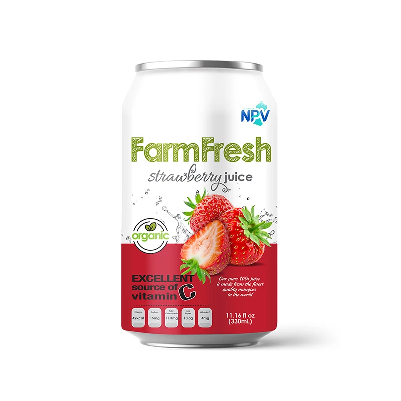  Бесплатный образец от оригинального производителя лучший соковый напиток 330 мл алюминиевая банка натуральный и чистый гуава