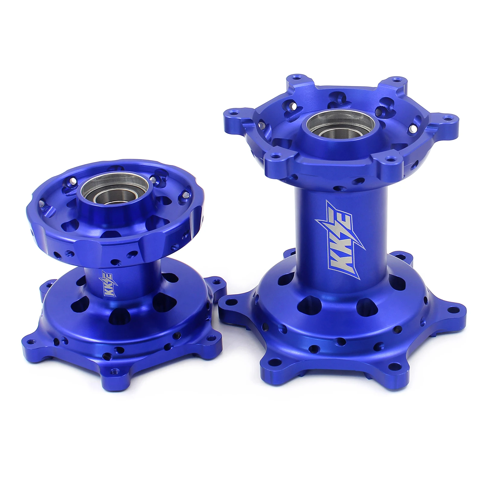 KKE Мотоцикл CNC алюминиевый супермотард концентратор набор совместим с YAMAHA YZ125/250 1999-2021 YZ250F YZ450F 2003-2020 синий