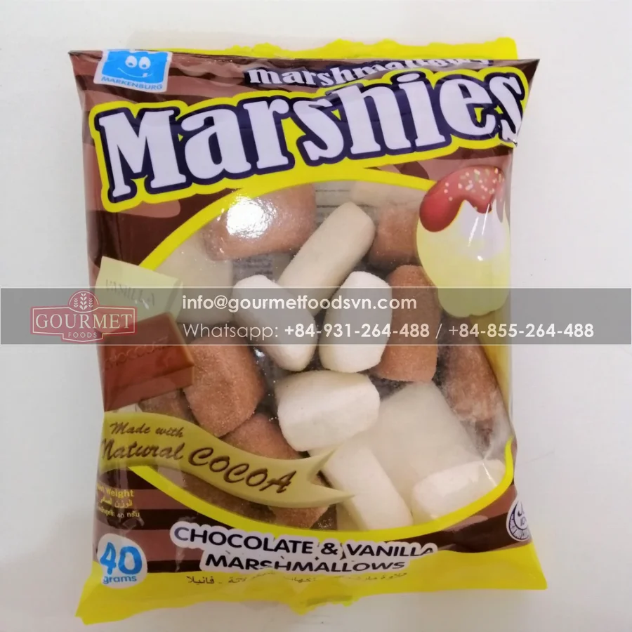 Marshmallow Marshies Chocolate 40g / Marshies Choco Vani / Marshies Candy