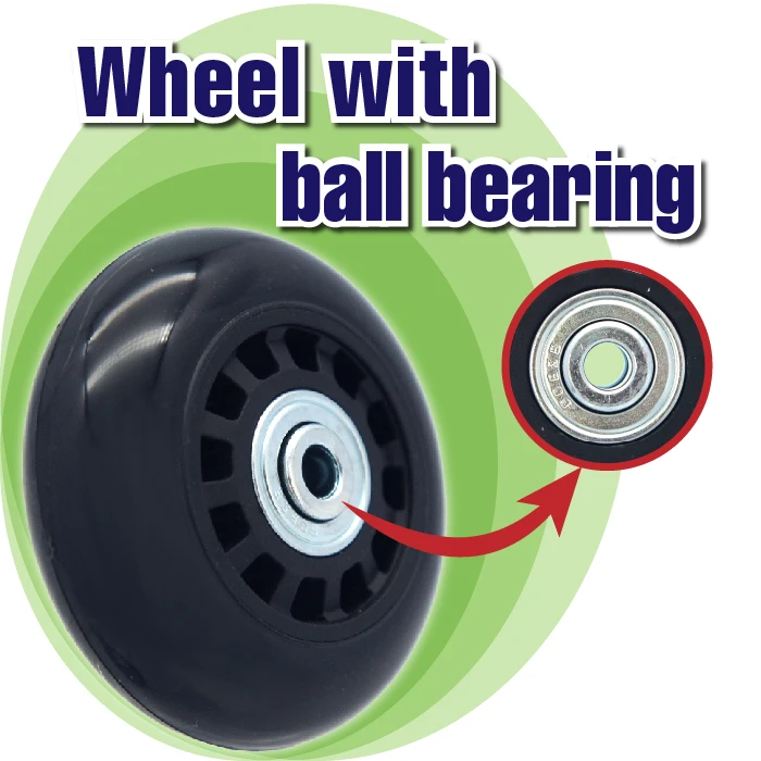 Plastic Material suitcase wheel replacements