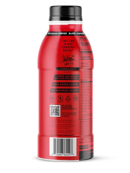 DEFY восстанавливающая CBD бутылка для образцов без Cbd глютена искусственных цветов 6pk/ 16.9Z