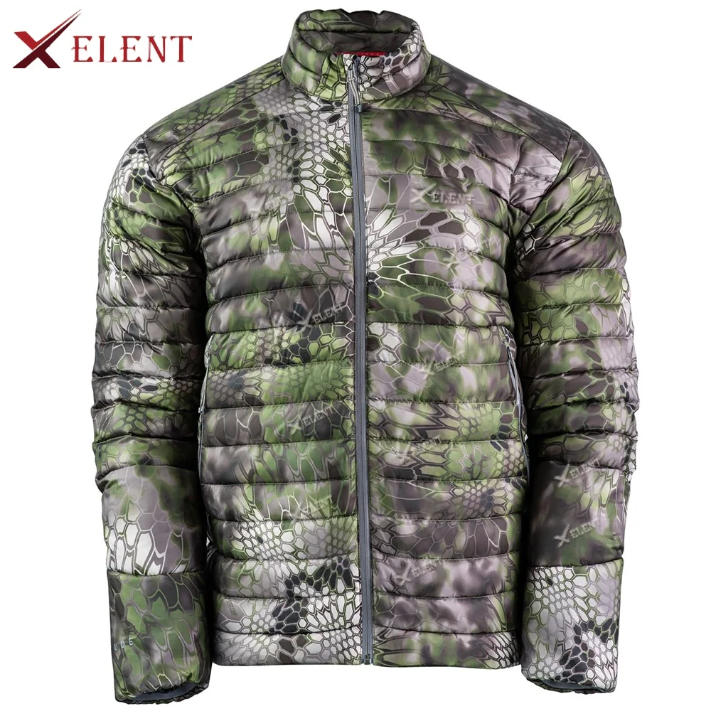 Puffer Jacket Hunting Down Jacket Men OEM Service Unisex Adults Winter Plus Size Print Soft Shell Knitted Thick Support