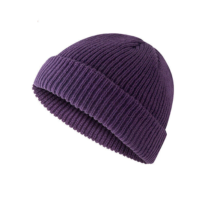 Men Breathable Thicken Ski Hat Soft Knit Bonnet Skullies Beanie Fall Winter Neck Warm Wool Knitted Hats