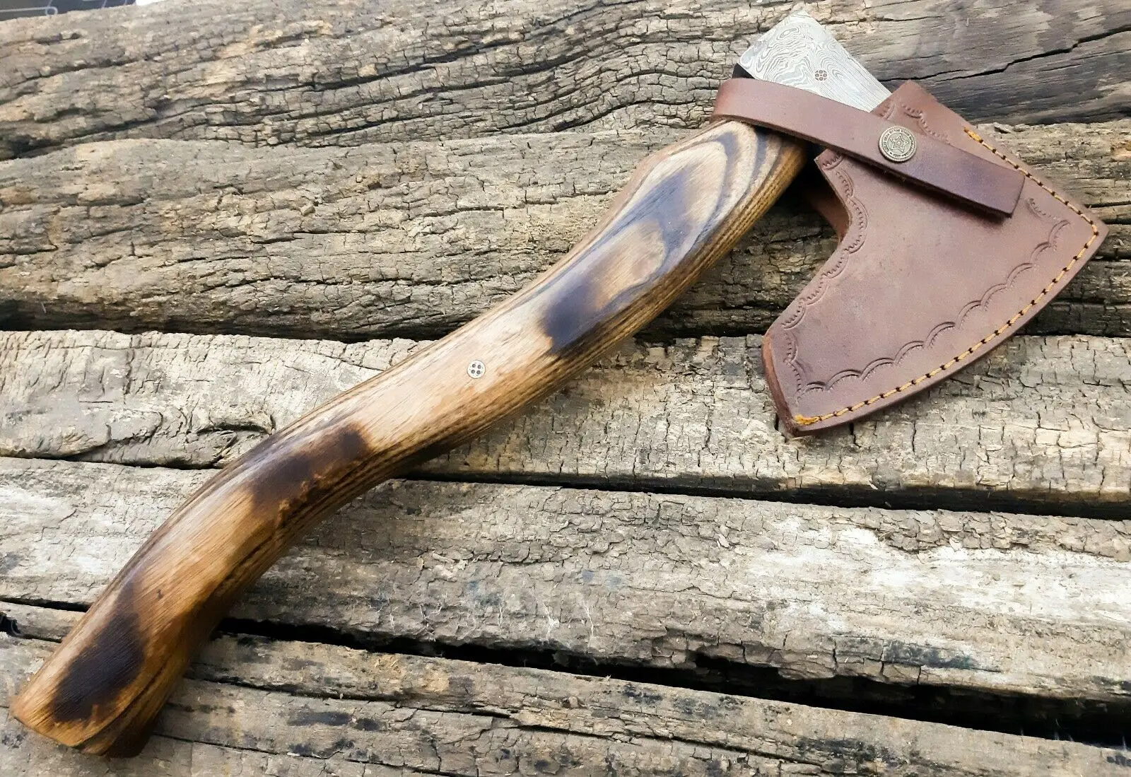 Красивый Топор Ручной работы из дамасской стали/топор Томагавк топор «ручка из ясеня-35