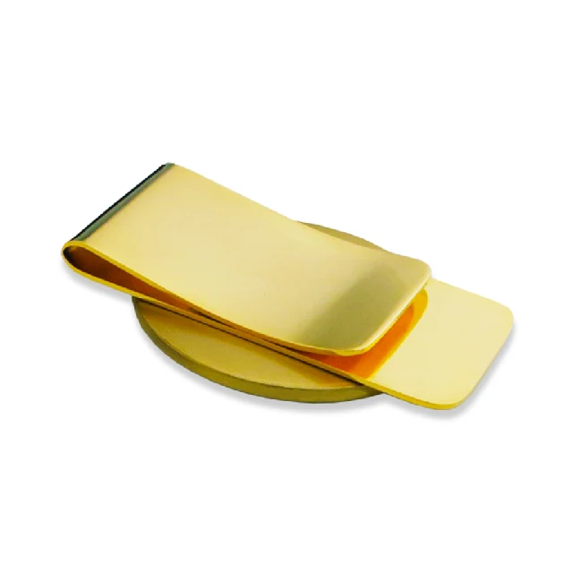 Promotional bank souvenir gift cheap custom silver dollar money clip