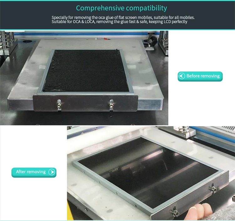 YMJ mobile phone 15 Inch OCA Glue Remover LCD Repair Machine for Tablet with Touch Screen