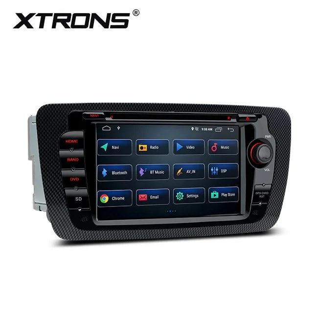 
XTRONS radio android for seat ibiza 6j / fr / cupra with full rca output, car multimedia system 