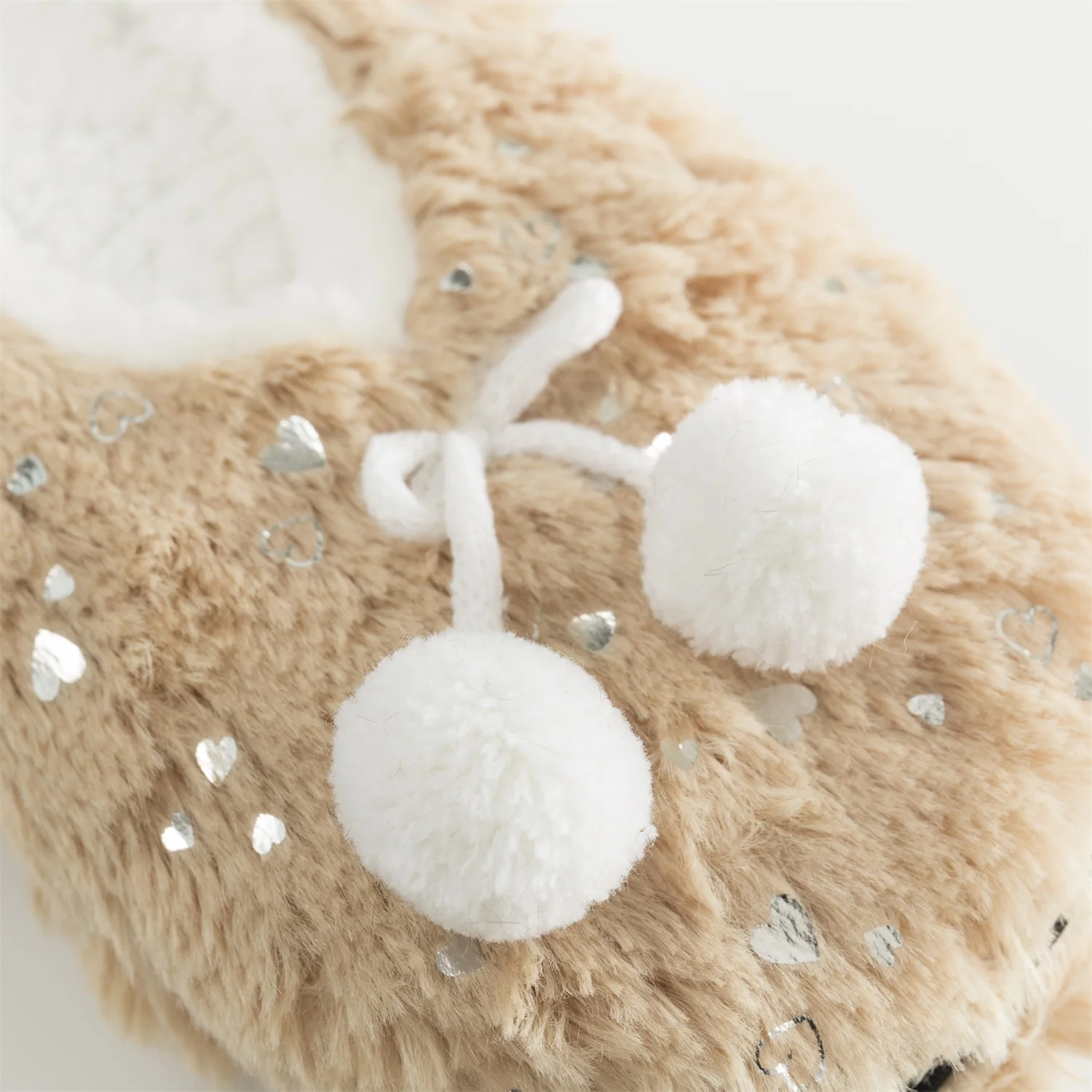 Новый дизайн носки-тапочки с плюшевой подкладкой помпоном и блестками для женщин домашняя одежда