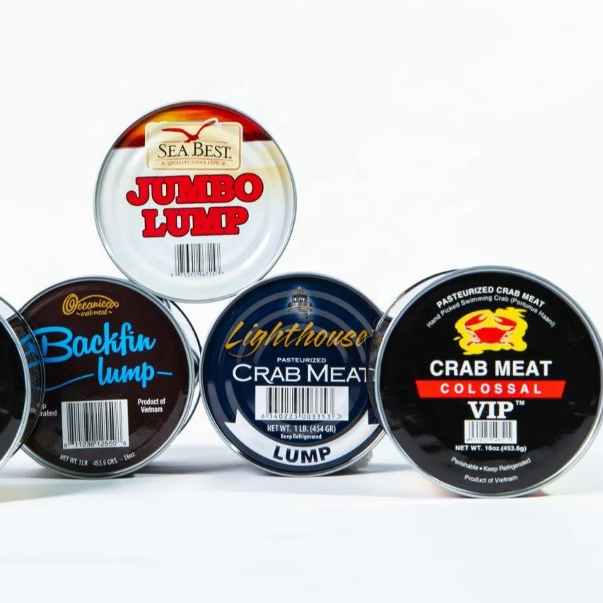 CANNED PASTEURIZED/STERILIZED SWIMMING CRAB MEAT (PORTUNUS HAANI) - 100% FRESH CRAB FROM VIETNAM SEA