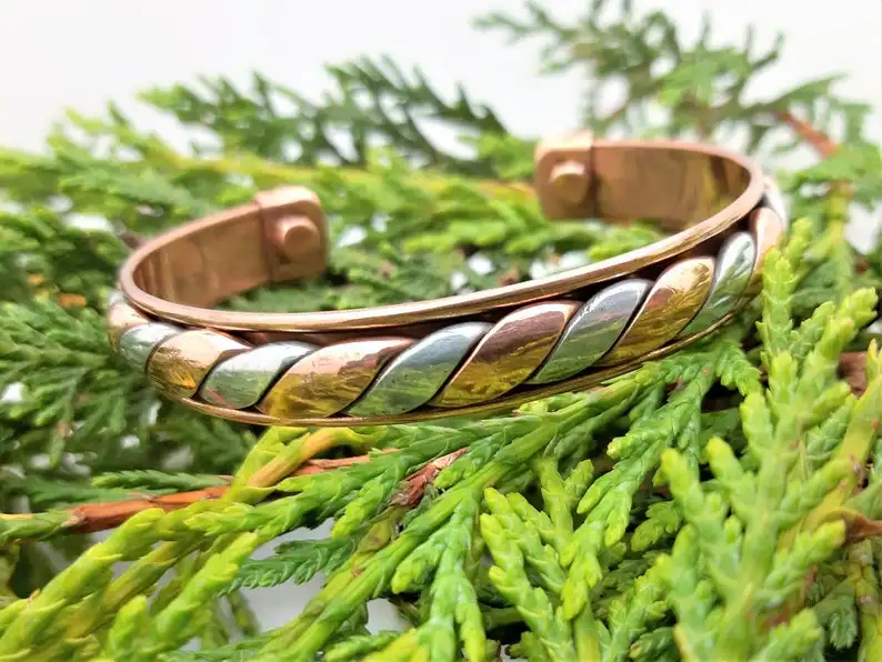 Wholesale Personalized Adjustable Cuff Bracelet Engraved Friendship Bangle Custom Copper Men Jewelry Bracelets From India