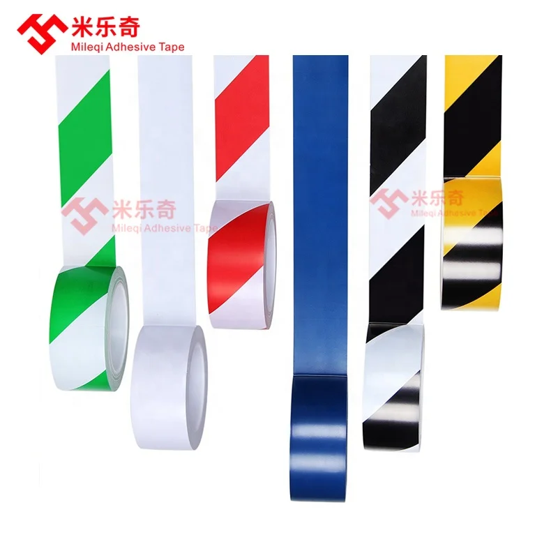 
Waterproof detectable yellow and black pvc caution warning tapes barricade tape floor marking tape 