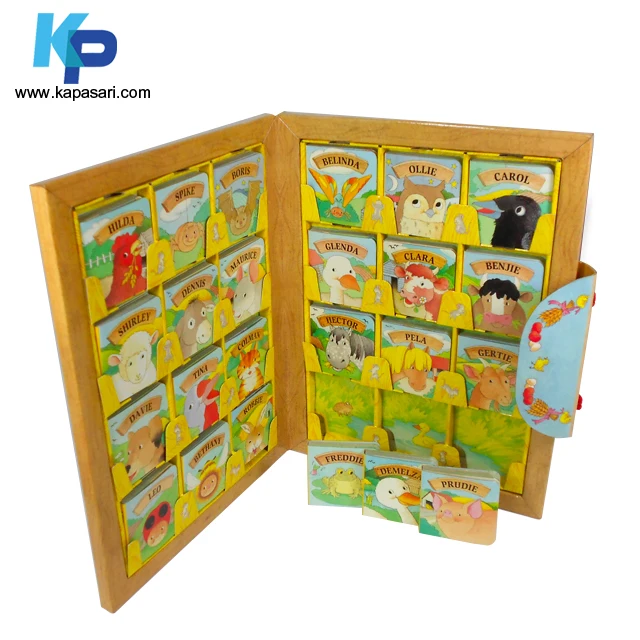 3D Жесткая обложка издательская книга служба печати дети английская красочная история