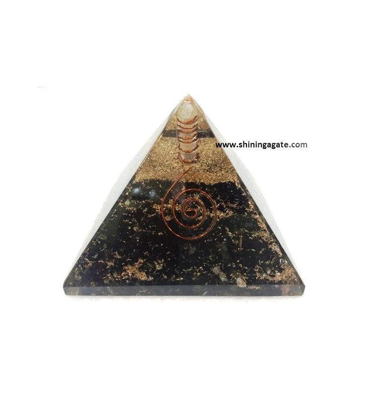 Оптовая продажа, пирамида оргонита, пирамида оргона из черного турмалина, пирамида огона с кристаллами, лечебная пирамида для медитации