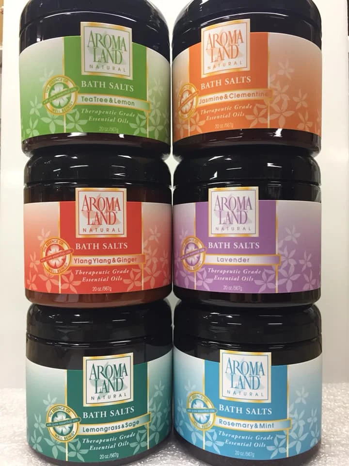 High Quality AROMALAND  BATH SALT - AROMAFREE (UNSCENTED) 5 GALLON