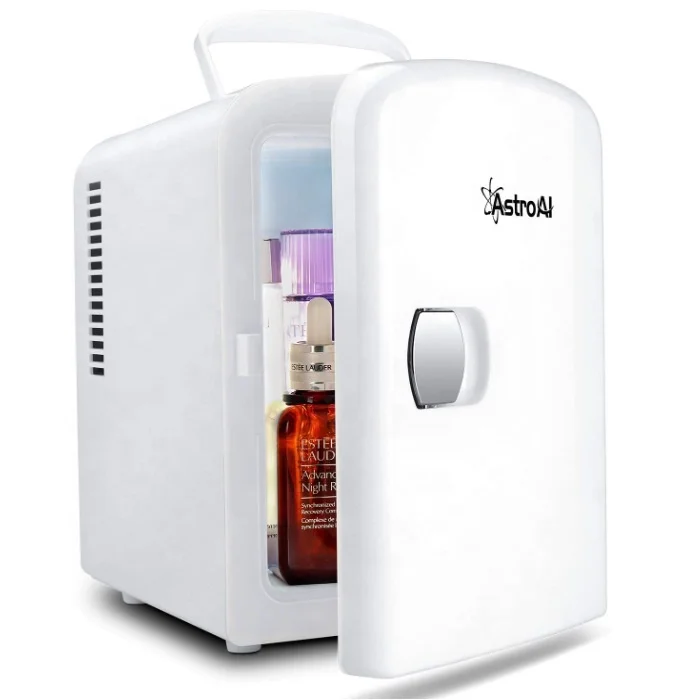 
 Автомобильный портативный мини-холодильник, 4 л, 12 В, холодильник для салона красоты, охладитель и обогреватель переменного/постоянного тока для автомобилей, дома  