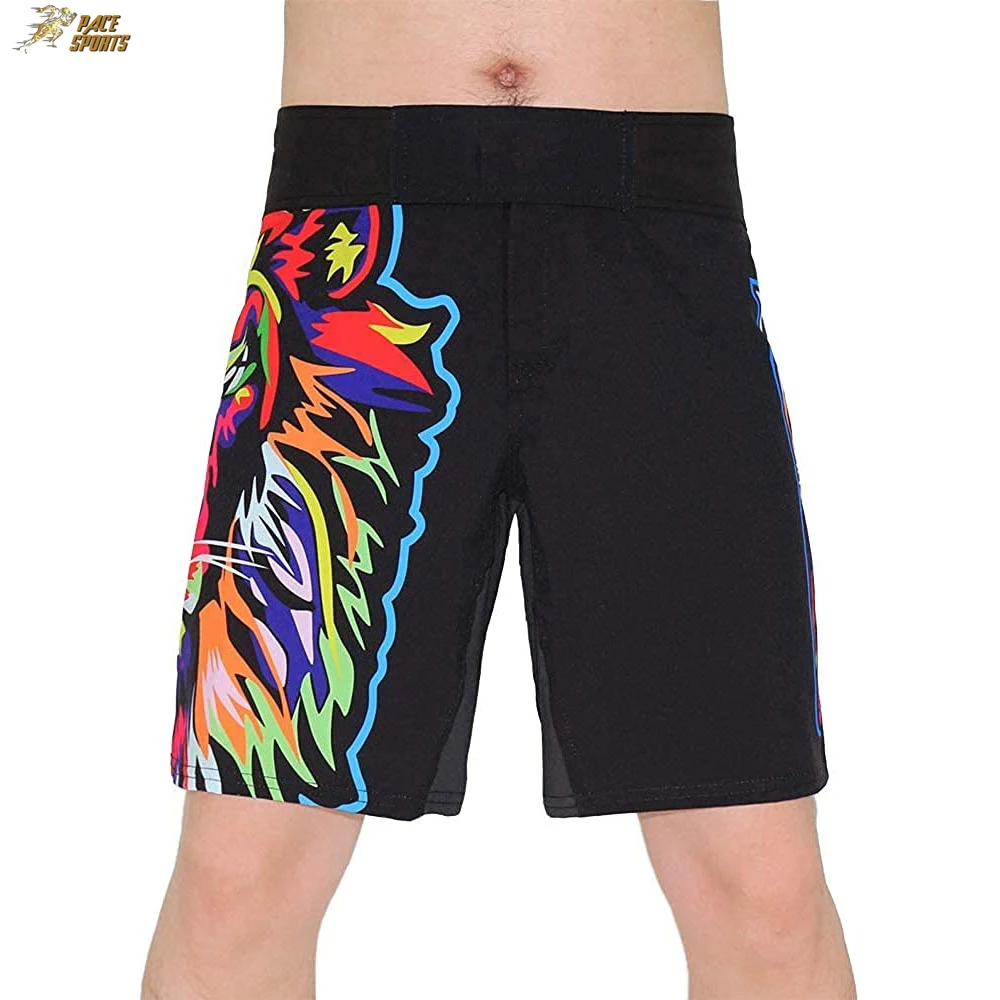 2021 Customized Short Professional Sublimated MMA Shorts Adult Competition Training MMA Fighting Short