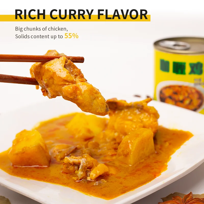 Wholesale canned food curry chicken