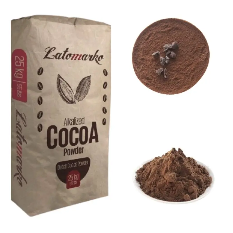 raw cacao powder drink Turkish Cocoa Powder Dark Brown Alkalized Cocoa Powder Fat 10-12%