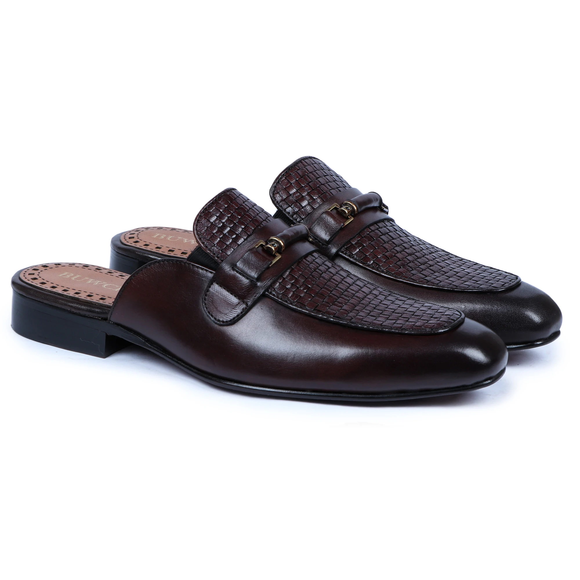  Мужские кожаные туфли без застежек коричневые повседневные задника уличные свадебные для вечеринки 100%