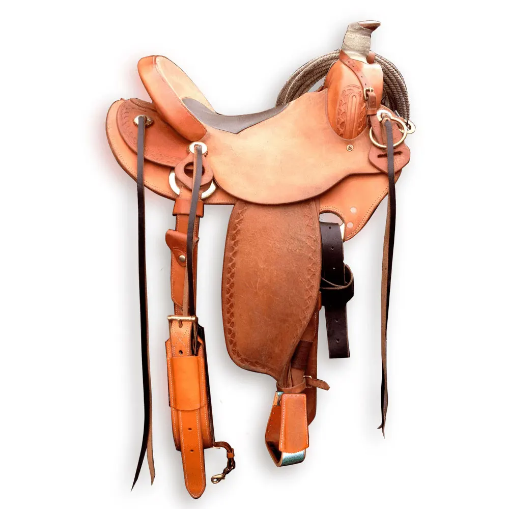  Коричневое седло для лошади Western Trail