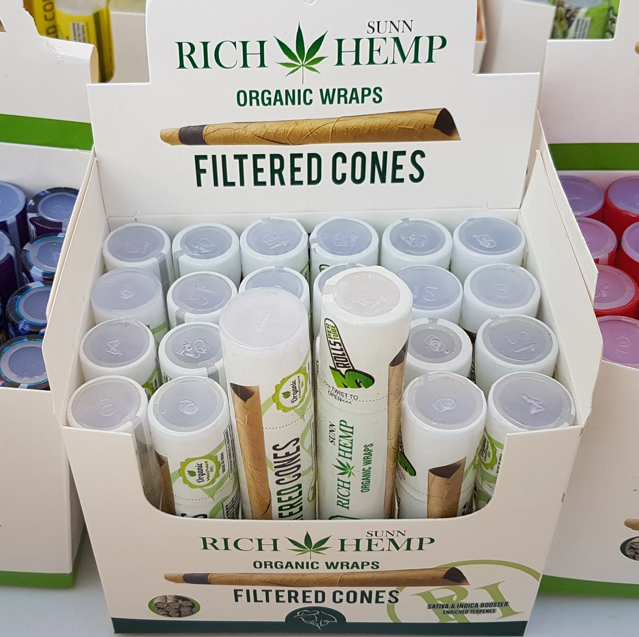 OEM bulk Cordia and tendu Herbal rolled Leaf terpenes flavor Pre rolled leaf Maxican Leaf Pre Rolled Cones