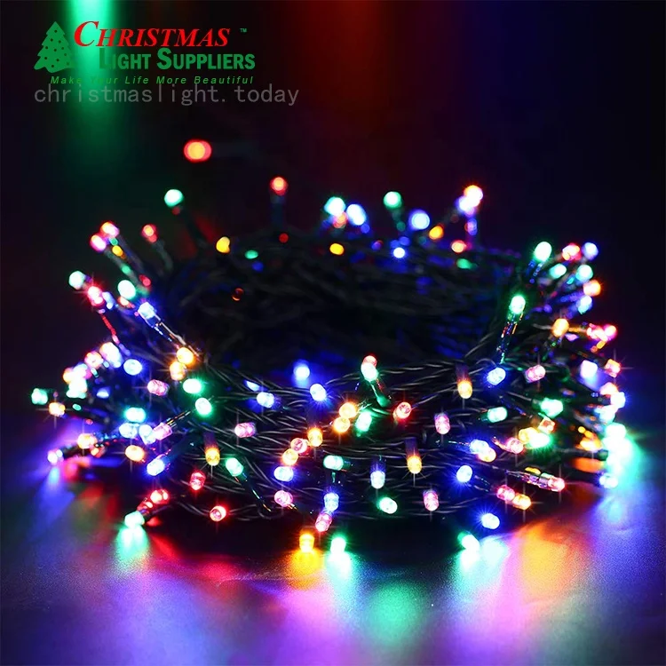 LED solar string lights outdoor Multi colors 72ft 200 LED 8 Modes Waterproof Garlands Garden String Lights