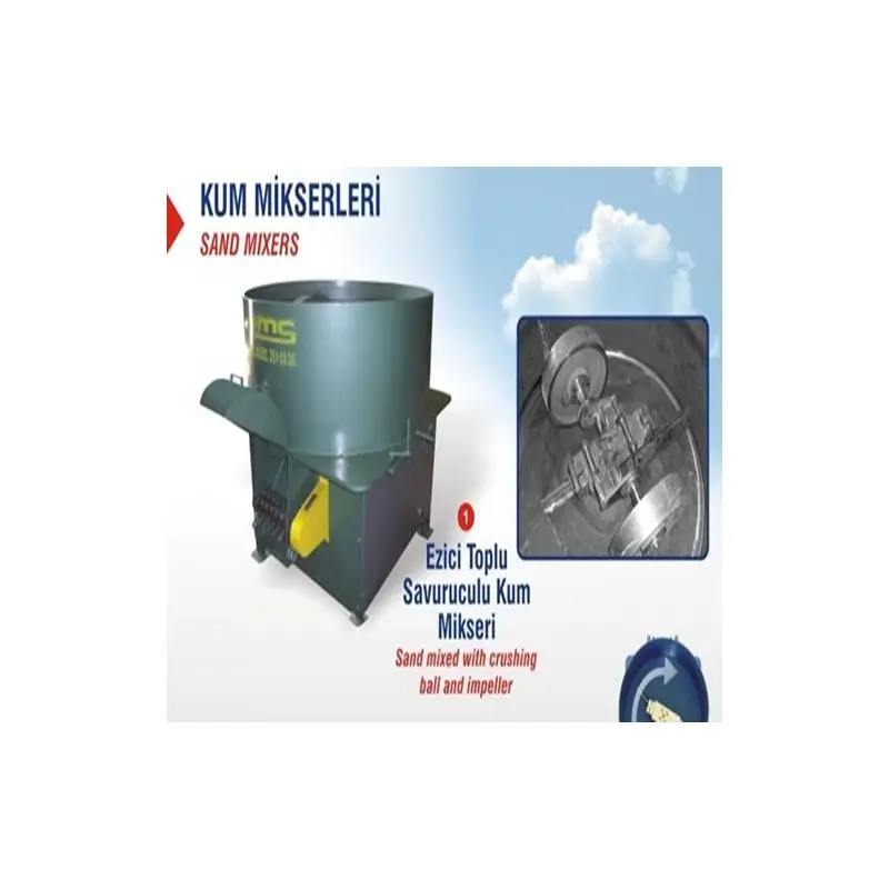 Sand Mixer Machine with Pals Sieve