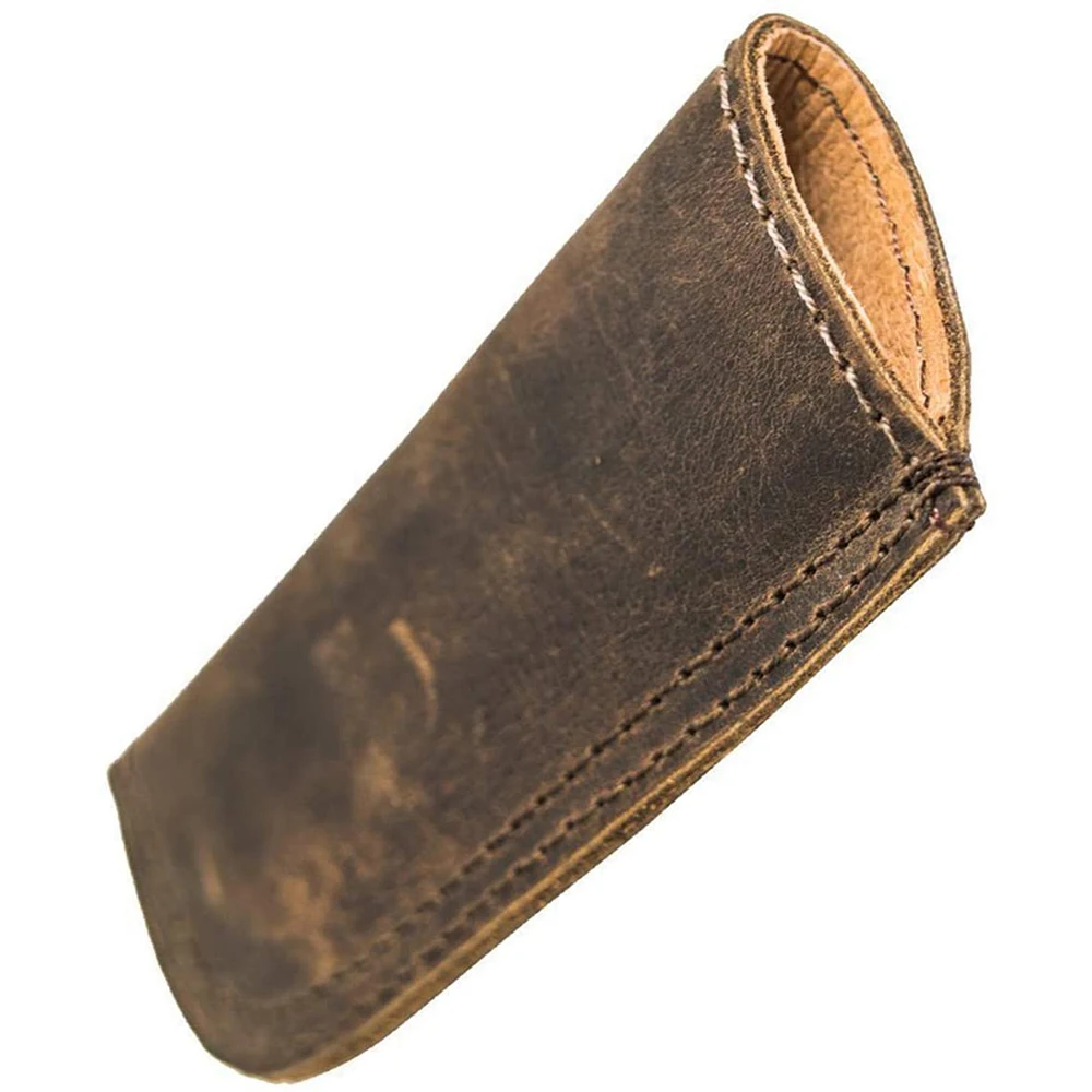 Wholesale Adjustable Leather Cast Iron Handle Cover, Heat Resistant Skillet Pan Handle Cover, Cast Pot Handle Sleeve Holders